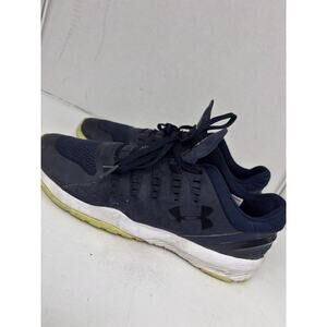 Under Armour Mens Shoes Sz 10 Navy Blue White Sneaker